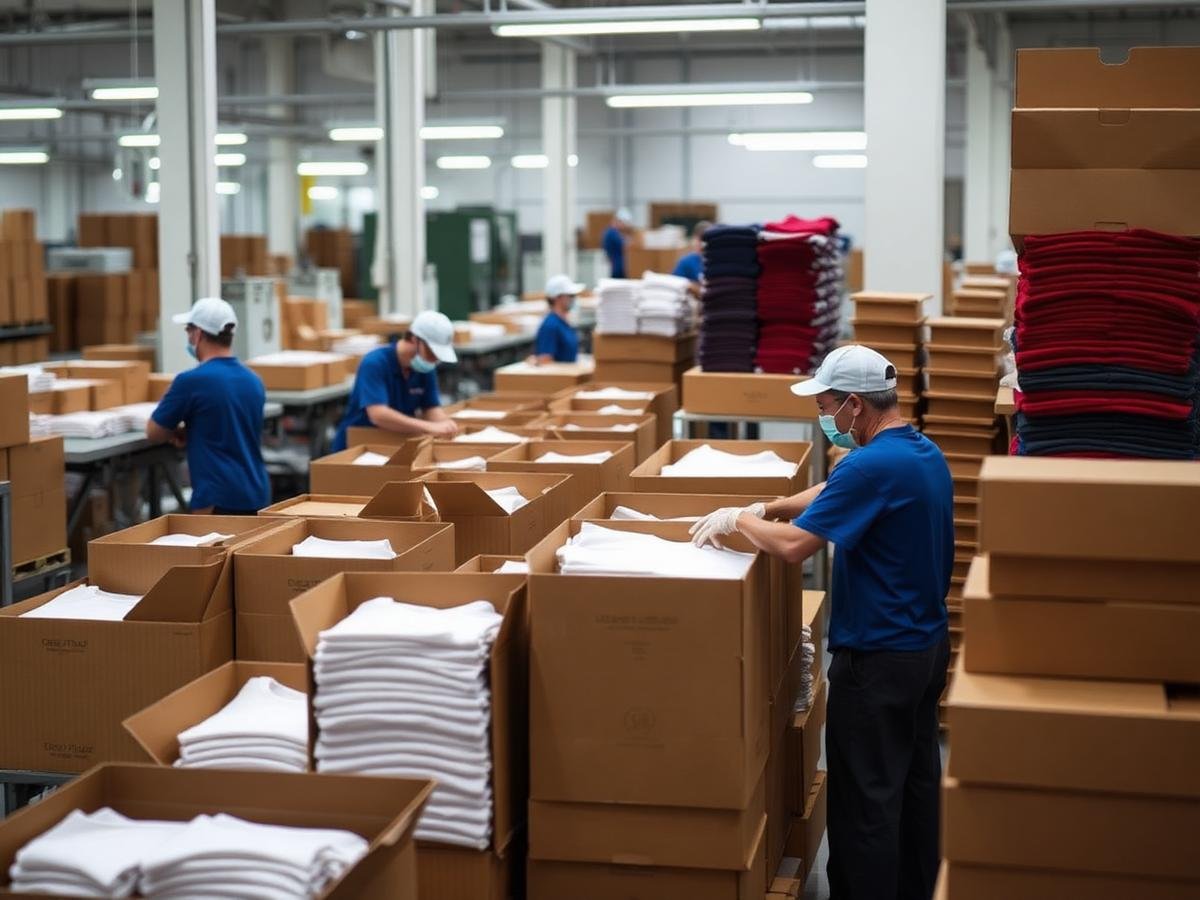 Quality inspection team at VSJ Garments